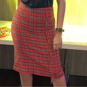 Requirements Plaid Skirt